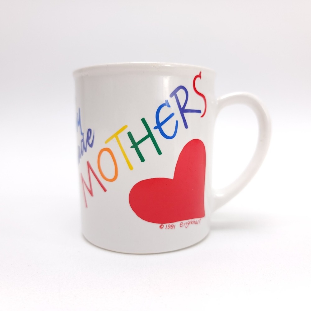 Mothers Coffe Cup 1993 Englehart Westwood Mother's Day God Rainbow 10 oz Mug